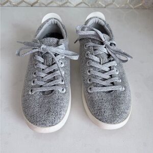 Allbirds Gray Wool Pipers Sneakers size 8 Low Top